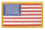 Stoffabzeichen Flagge USA